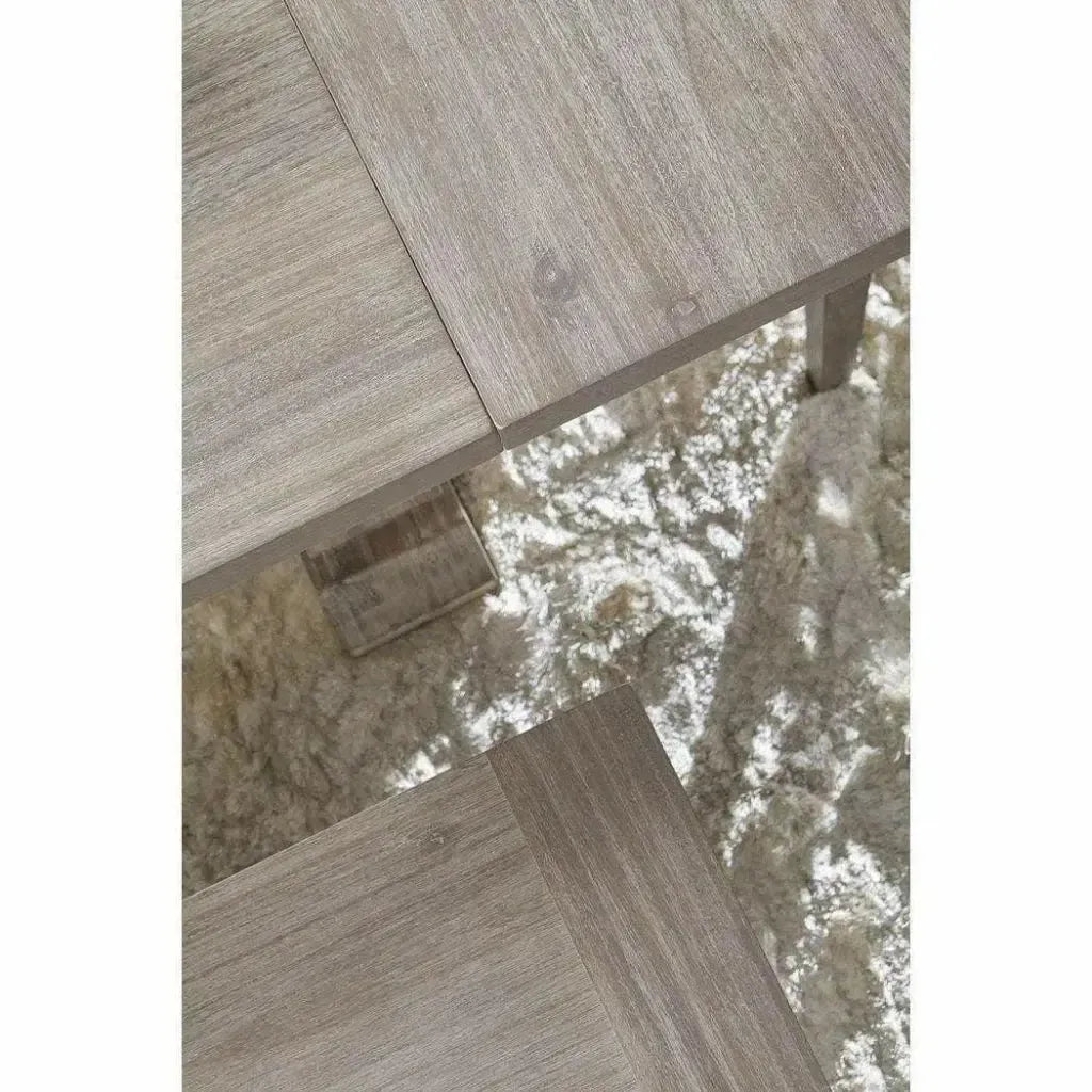 78-110" Wood Extendable Dining Table