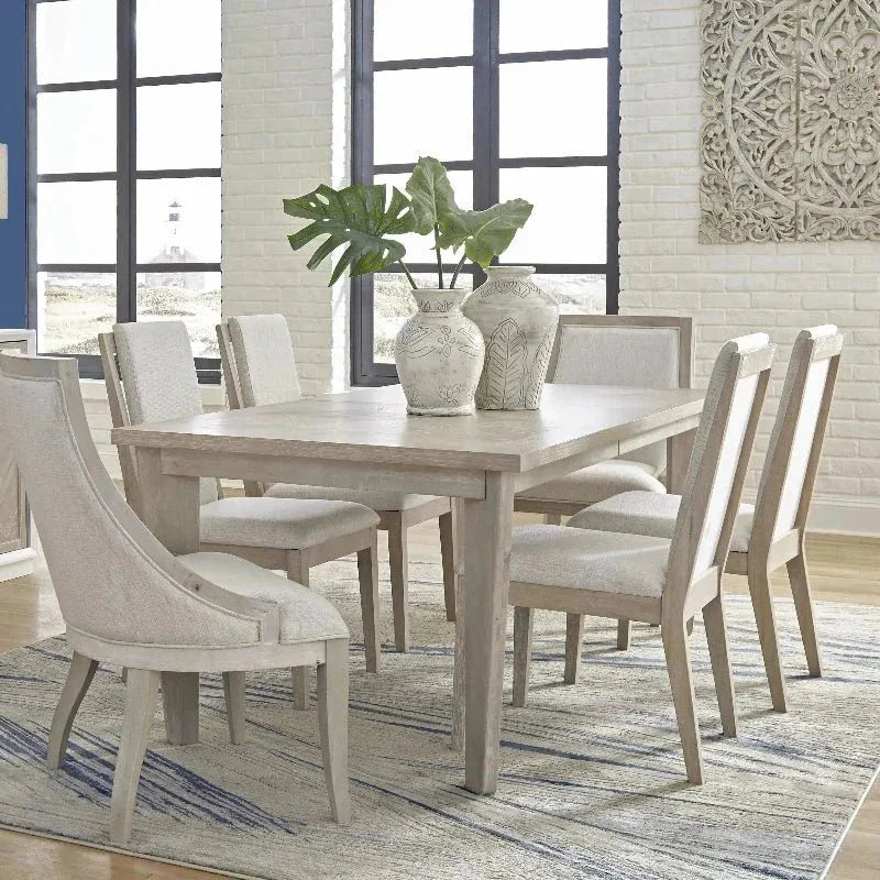 78-98" Boca Wood Extendable Dining Table