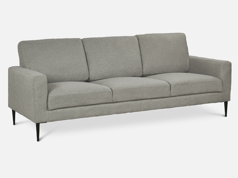 Toronto 3 Piece Sofa Set - Light Grey