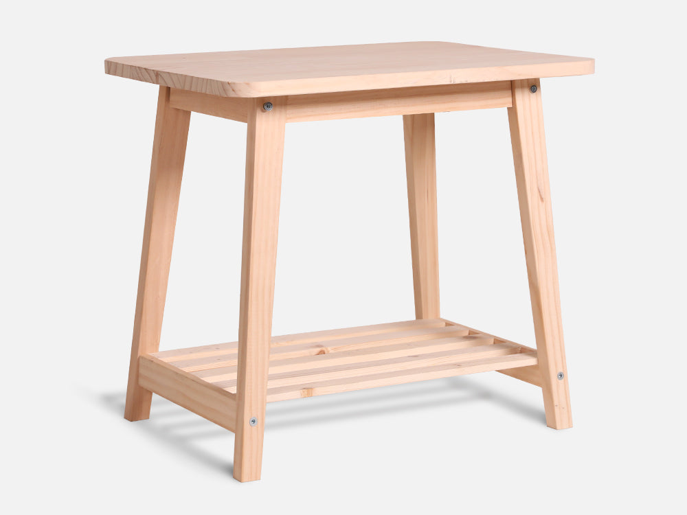 MYLES Wooden Side Table - Oak