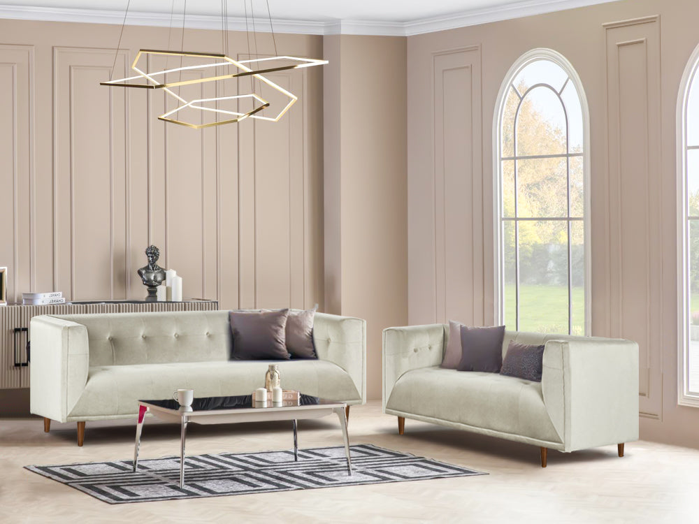 MANAROLA Sofa Set 2PCS - BEIGE