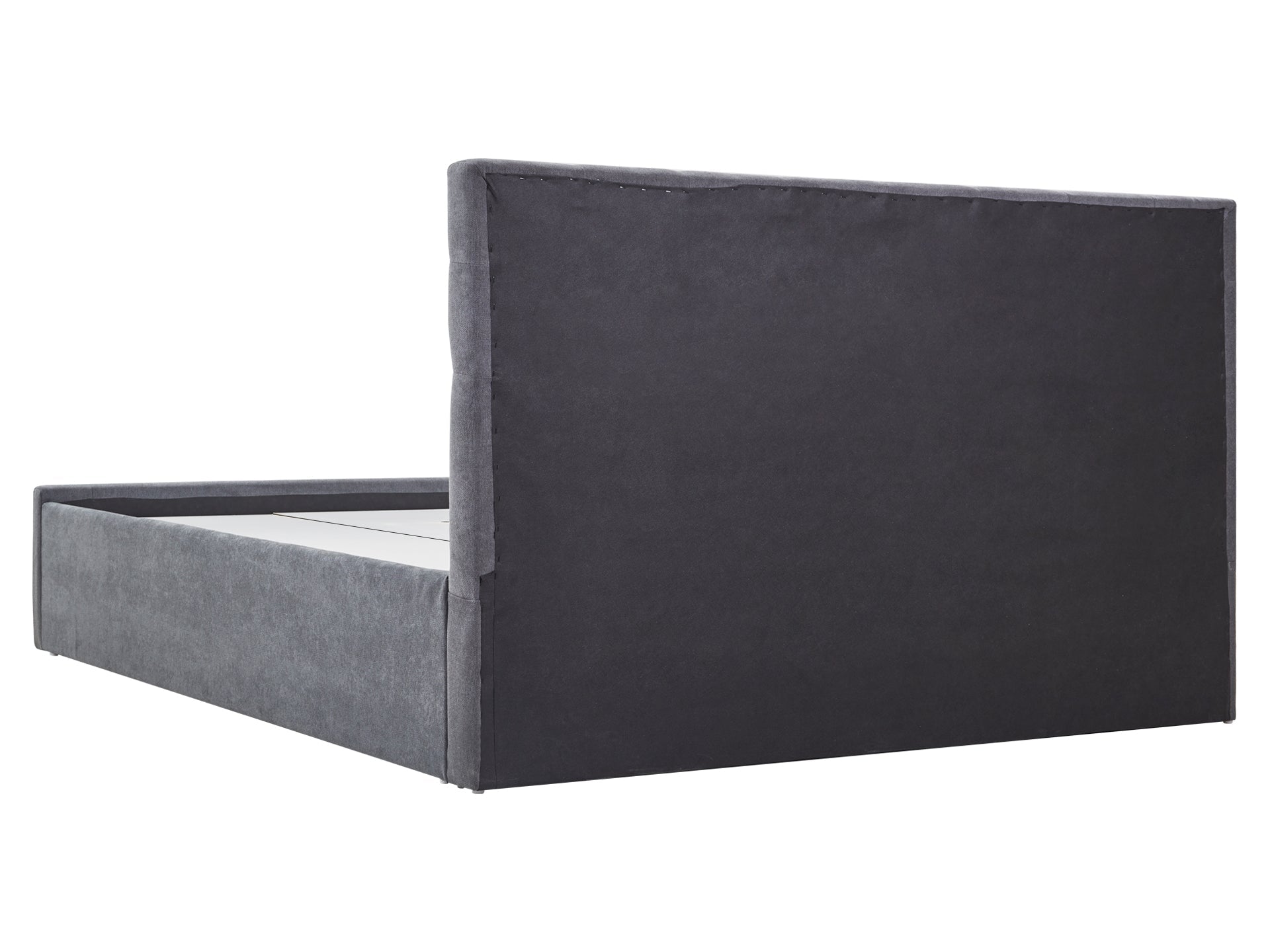 JULIAN King Bed Frame with Storage - DARK GREY