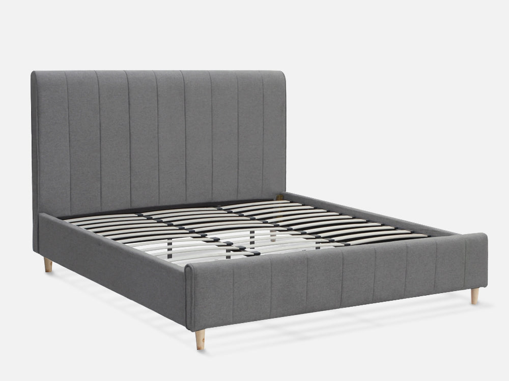 SIERRA Super King Bed Frame - GREY