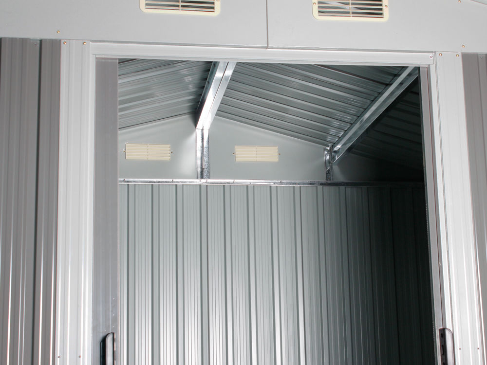 Garden Shed 1.83M x 2.57M x 2.09M GREY