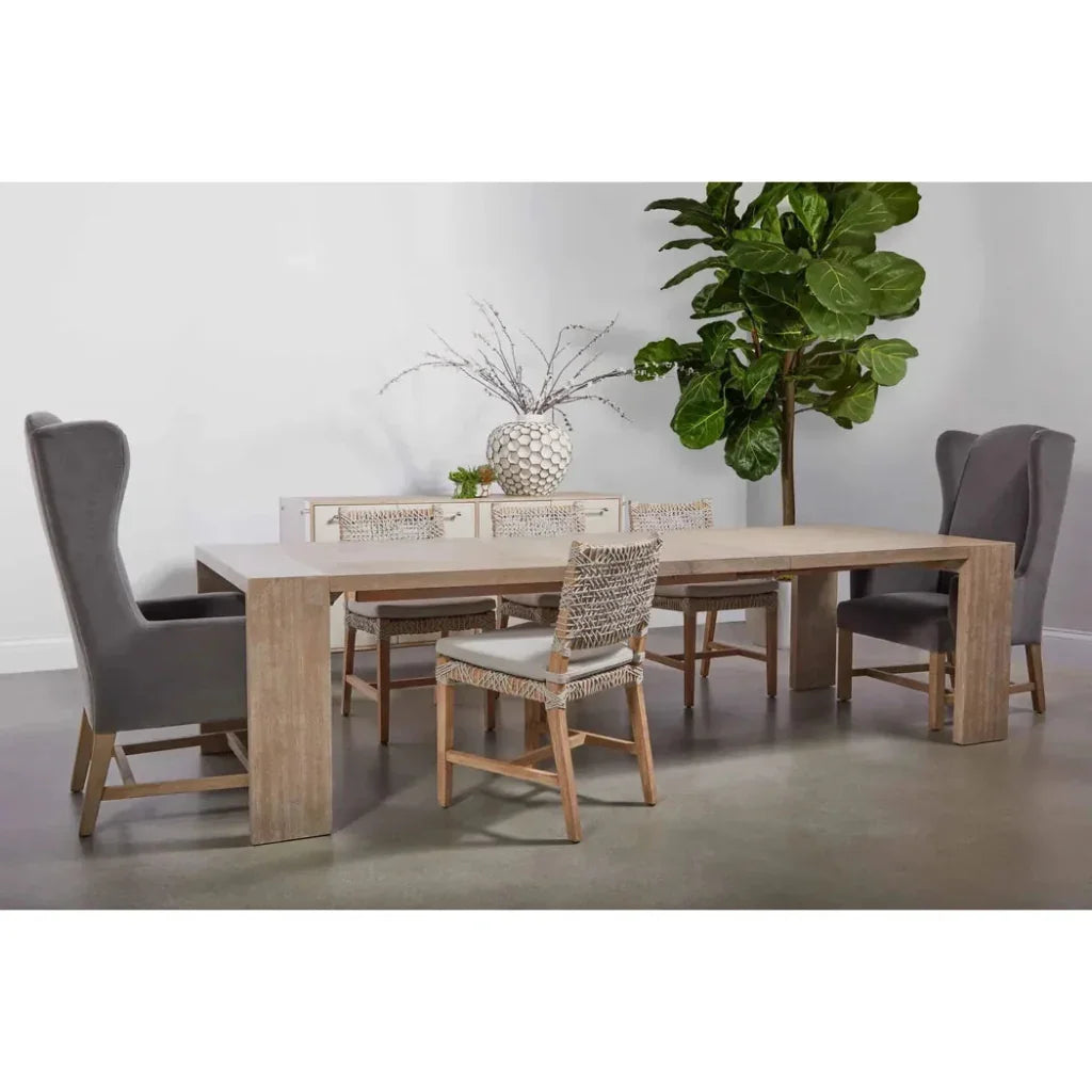 82-Tropea Wood Extendable Dining Table Leaves