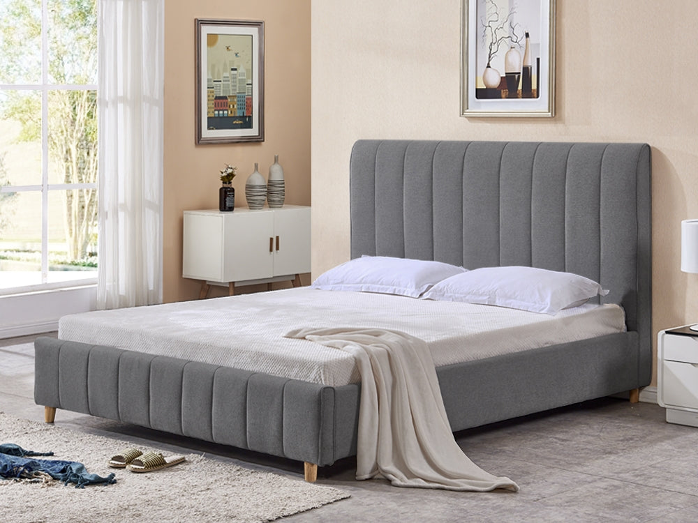 SIERRA Super King Bed Frame - GREY