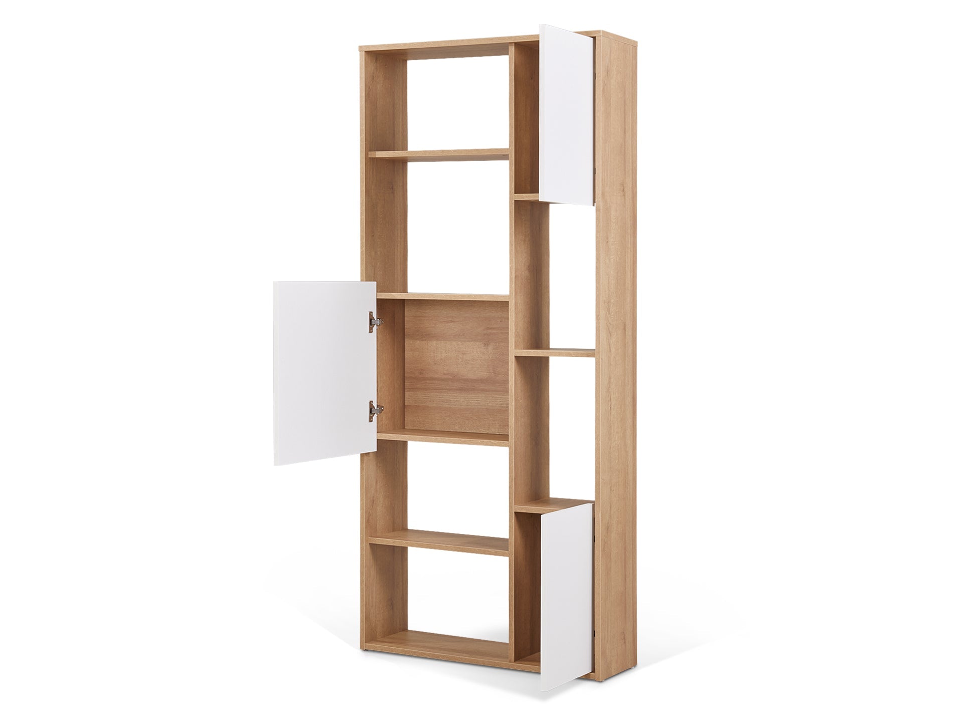 Flynn Wooden Bookshelf - Oak