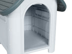 Small Plastic Dog House - Grey