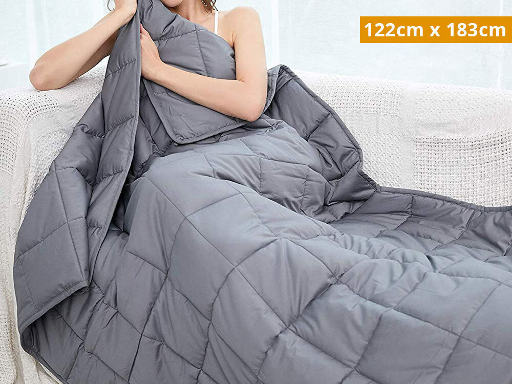 Weighted Blanket 122cm x 183cm 7kg - GREY