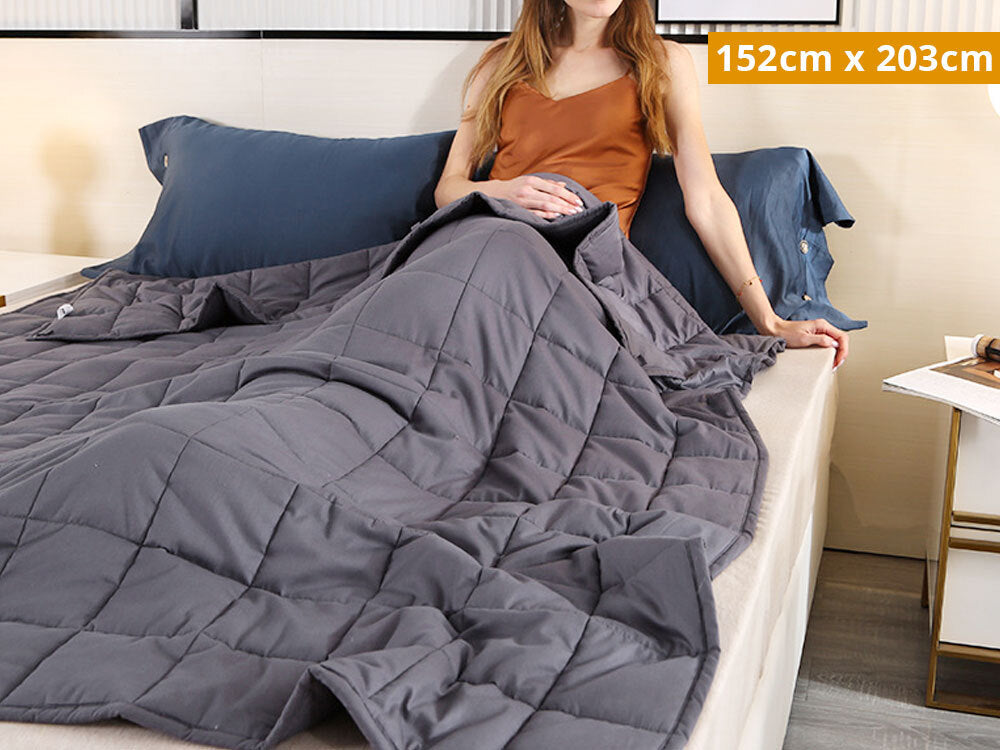 Weighted Blanket 152cm x 203cm 5kg - GREY