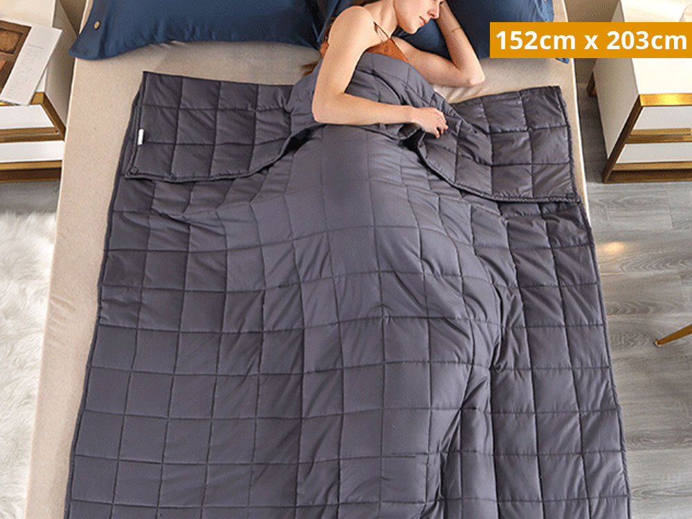 Weighted Blanket 152cm x 203cm 9kg - GREY