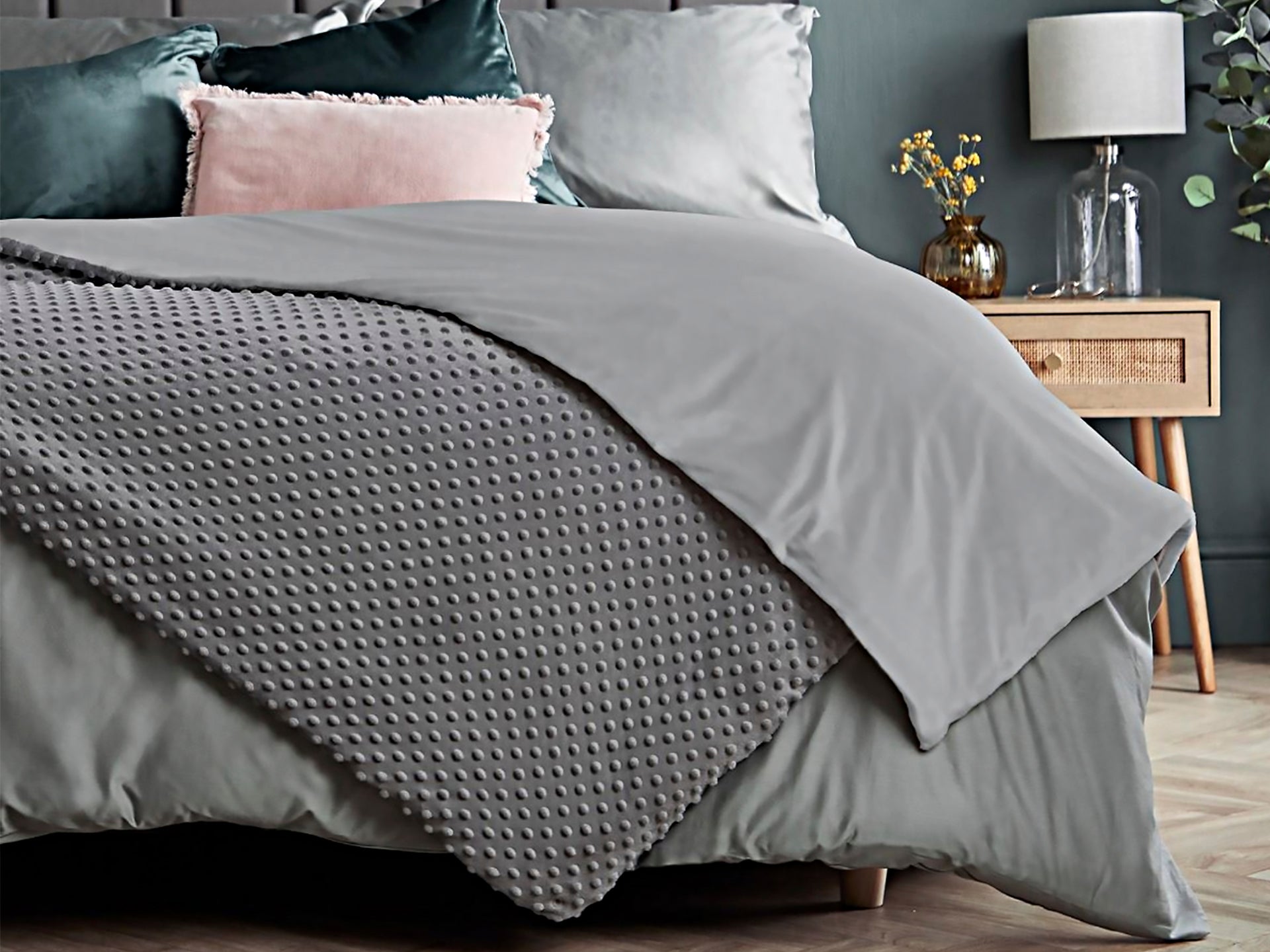 Weighted Blanket Cover 122cm x 183cm - GREY