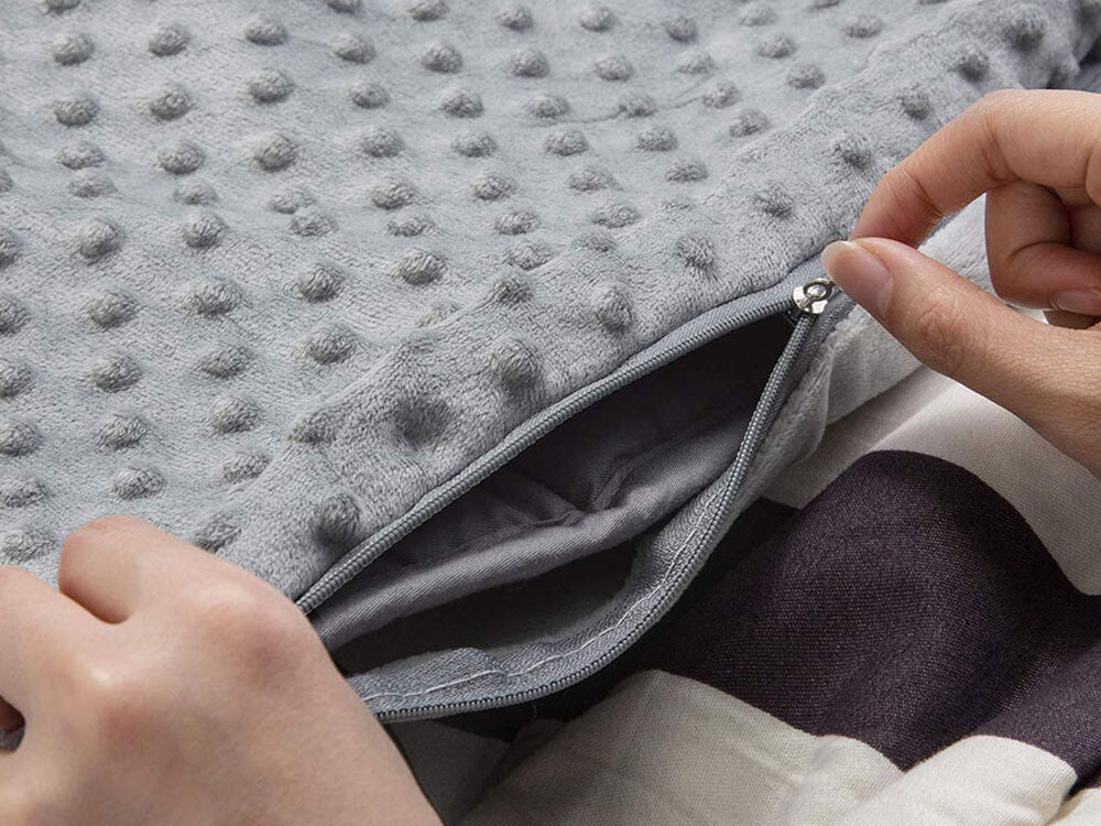 Weighted Blanket Cover 122cm x 183cm - GREY