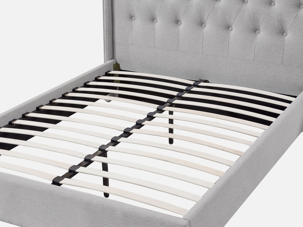ELBRUS Queen Bed Frame - LIGHT GREY