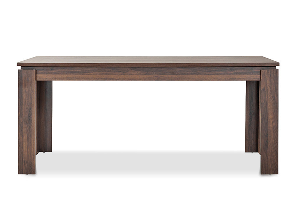 AZAR Dining Table Rectangle 180 x 90cm - WALNUT