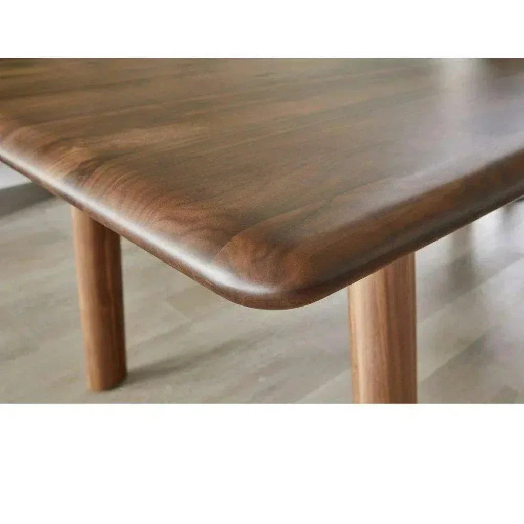 88 Inch Dining Table Walnut Brown