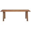 88 Inch Dining Table Walnut Brown