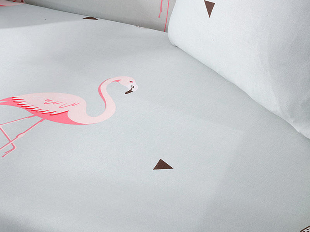 2 Seater Sofa Couch Cover 145-185cm - Flamingo