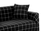 2 Seater Sofa Couch Cover 145-185cm - Plaid