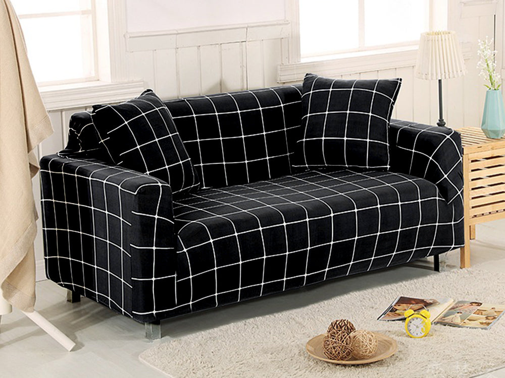 3 Seater Sofa Couch Cover 190-230cm - PLAID