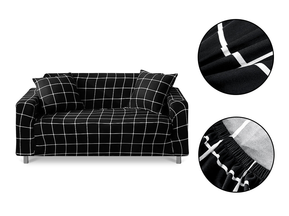 3 Seater Sofa Couch Cover 190-230cm - PLAID