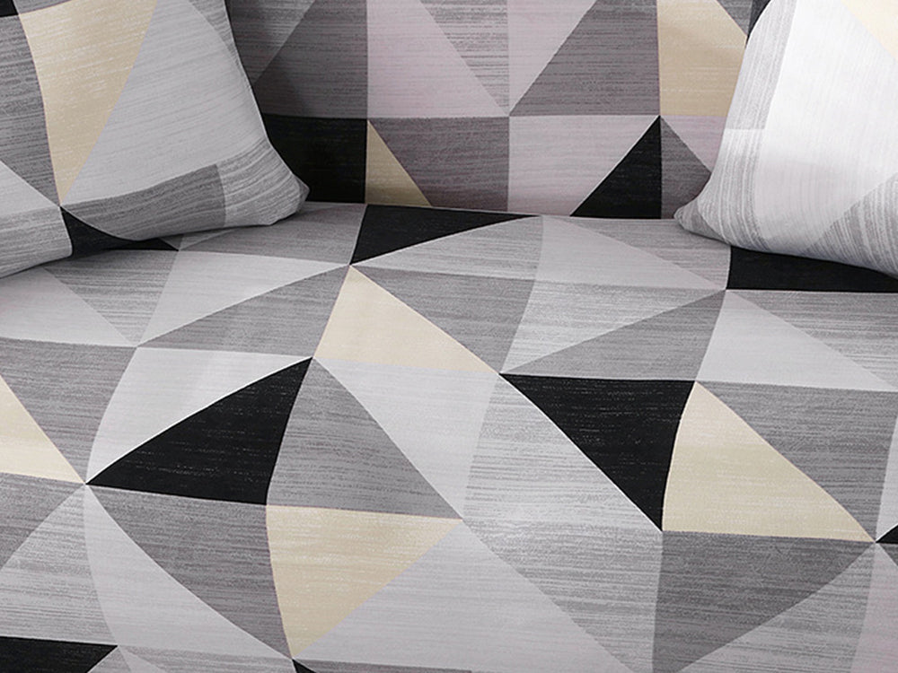 3 Seater Sofa Couch Cover 190-230cm - GEOMETRIC