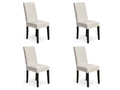 Dining Chair Cover - Set of 4 - Light Grey