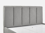HLOLELA Queen Bed Frame with Storage - LIGHT GREY