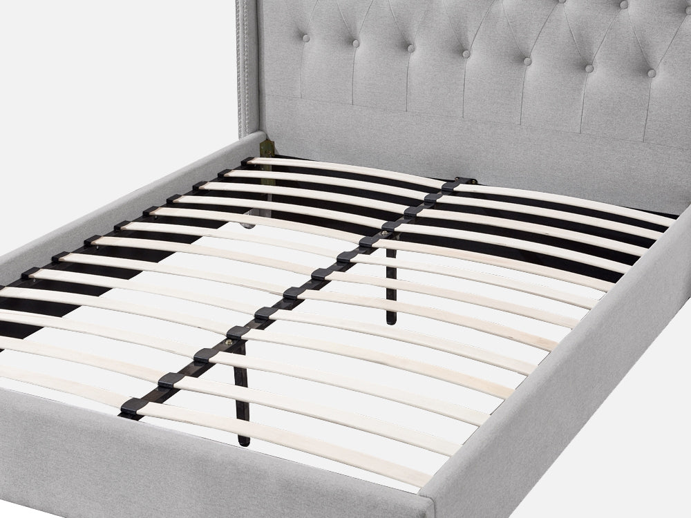 ELBRUS King Bed Frame - LIGHT GREY