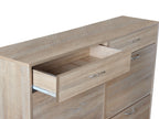 Rotoroa 6 Drawer Shoe Cabinet Storage Rack - Oak