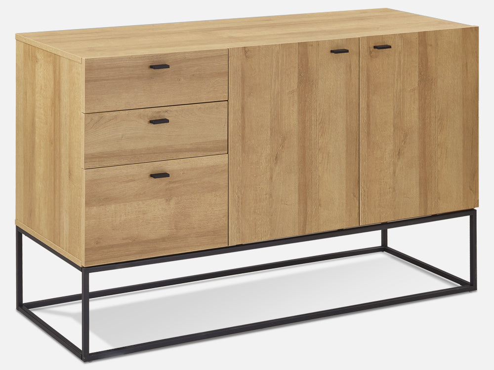 XOAN Sideboard Buffet Table - Oak