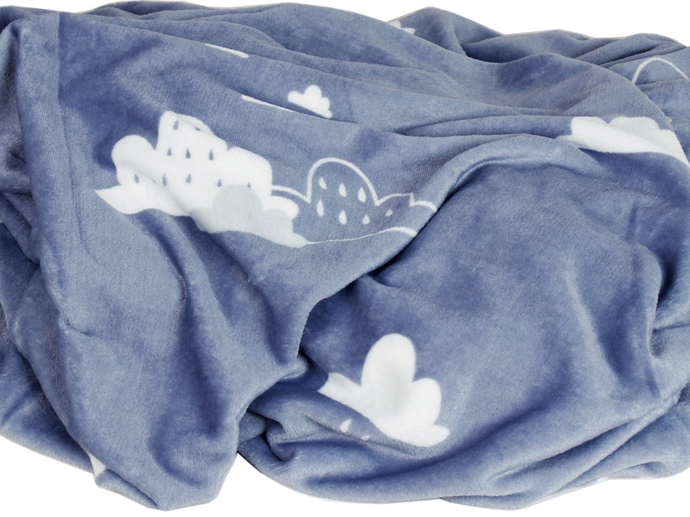 Double Layer Warm Fleece Blanket Throw Bedding Duvet Cover Throw Blanket