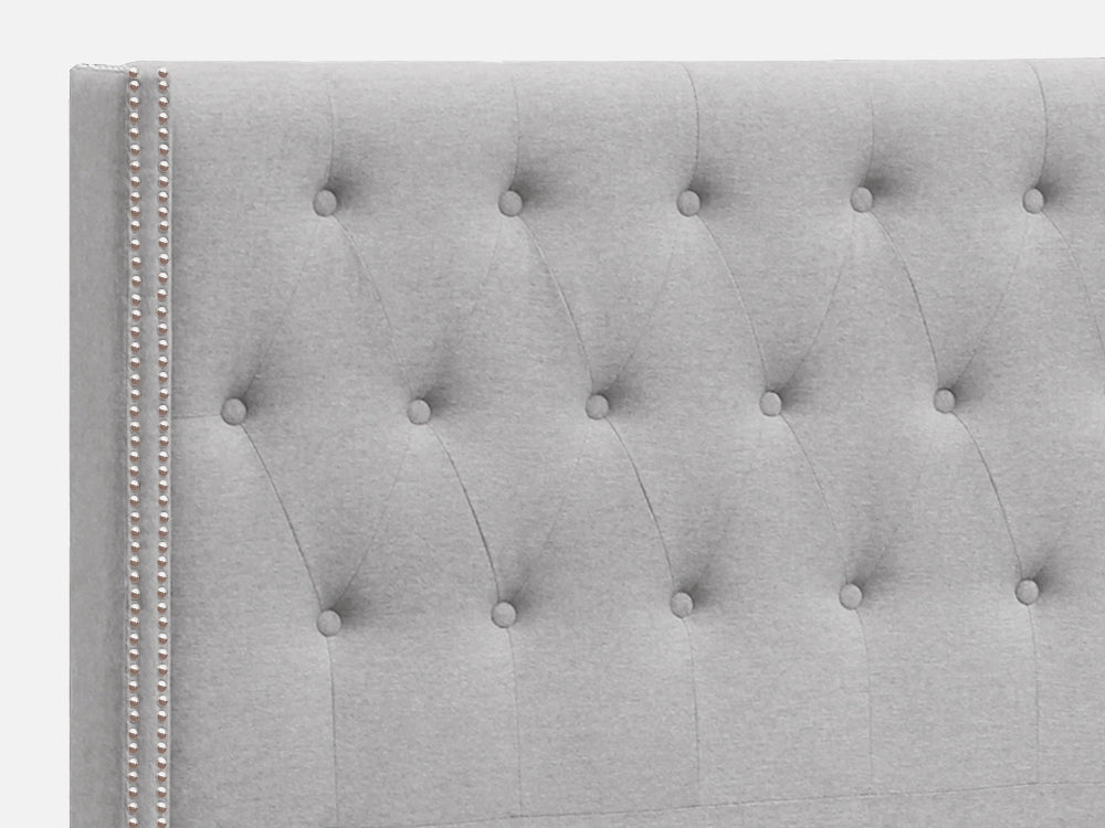 ELBRUS King Bed Frame - LIGHT GREY