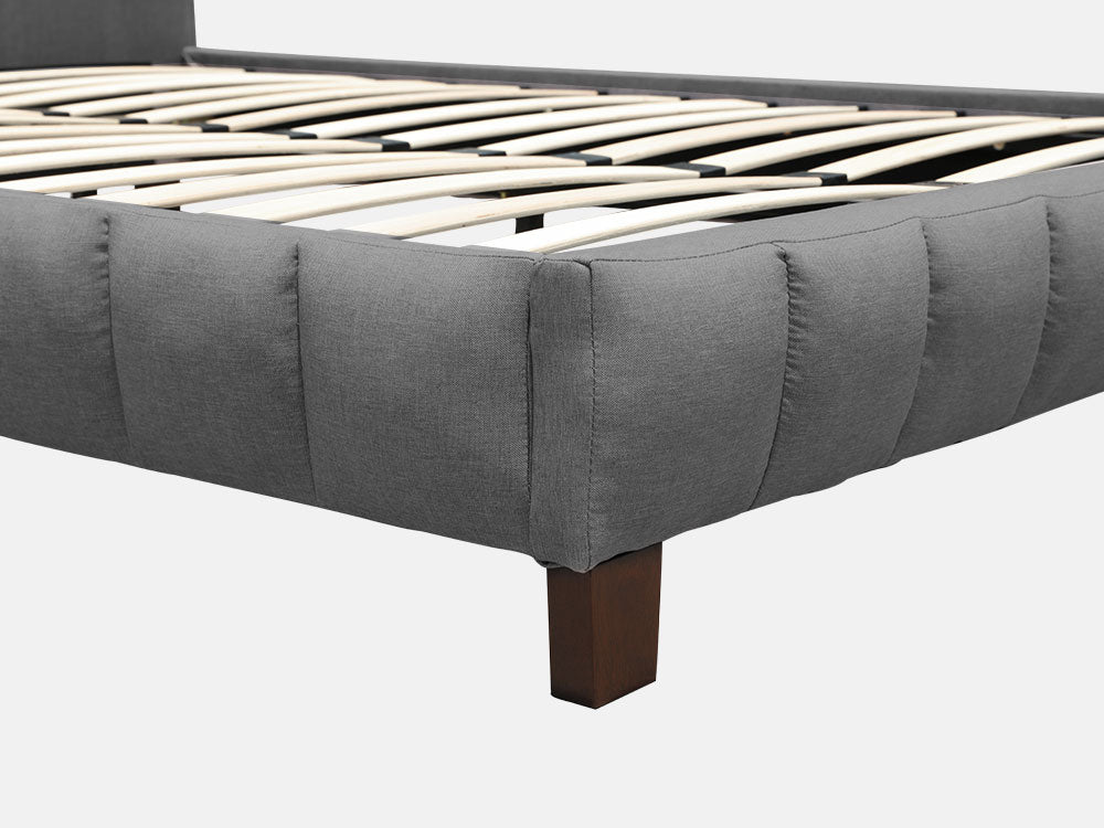 EIGER Queen Bed Frame - DARK GREY