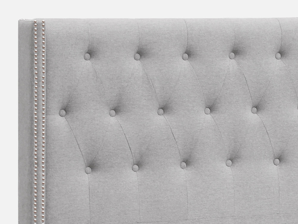 ELBRUS Queen Bed Frame - LIGHT GREY