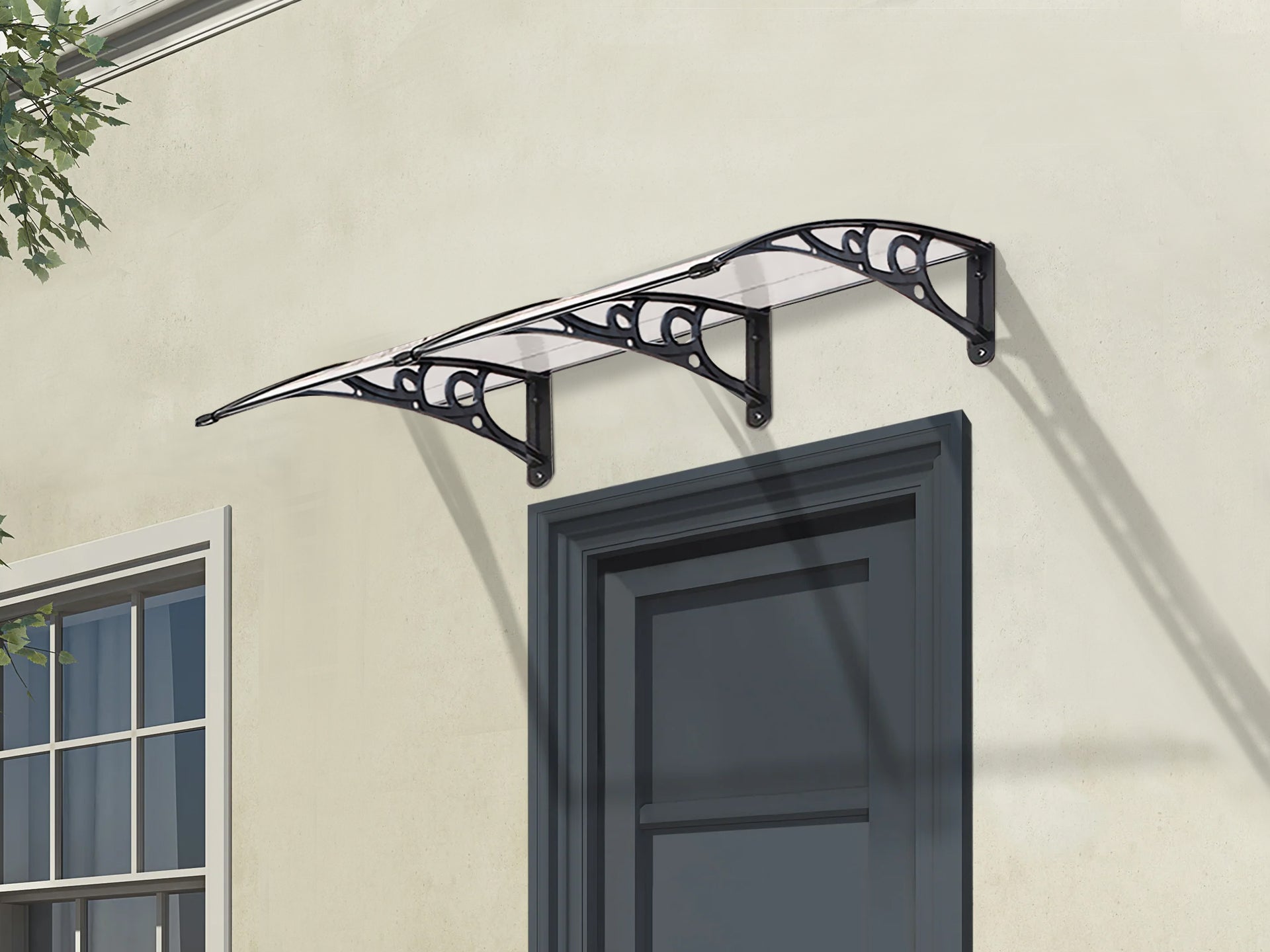 TOUGHOUT Canopy Awning Door Window Awning 2m x 1m