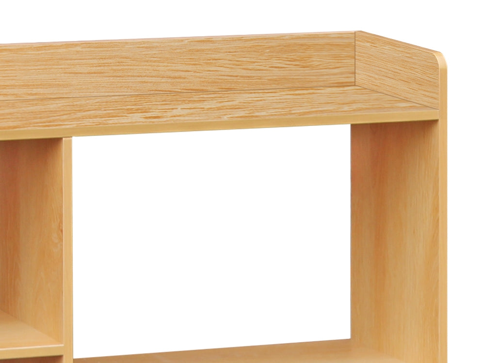 CRATER Bookshelf Storage Cabinet - Oak