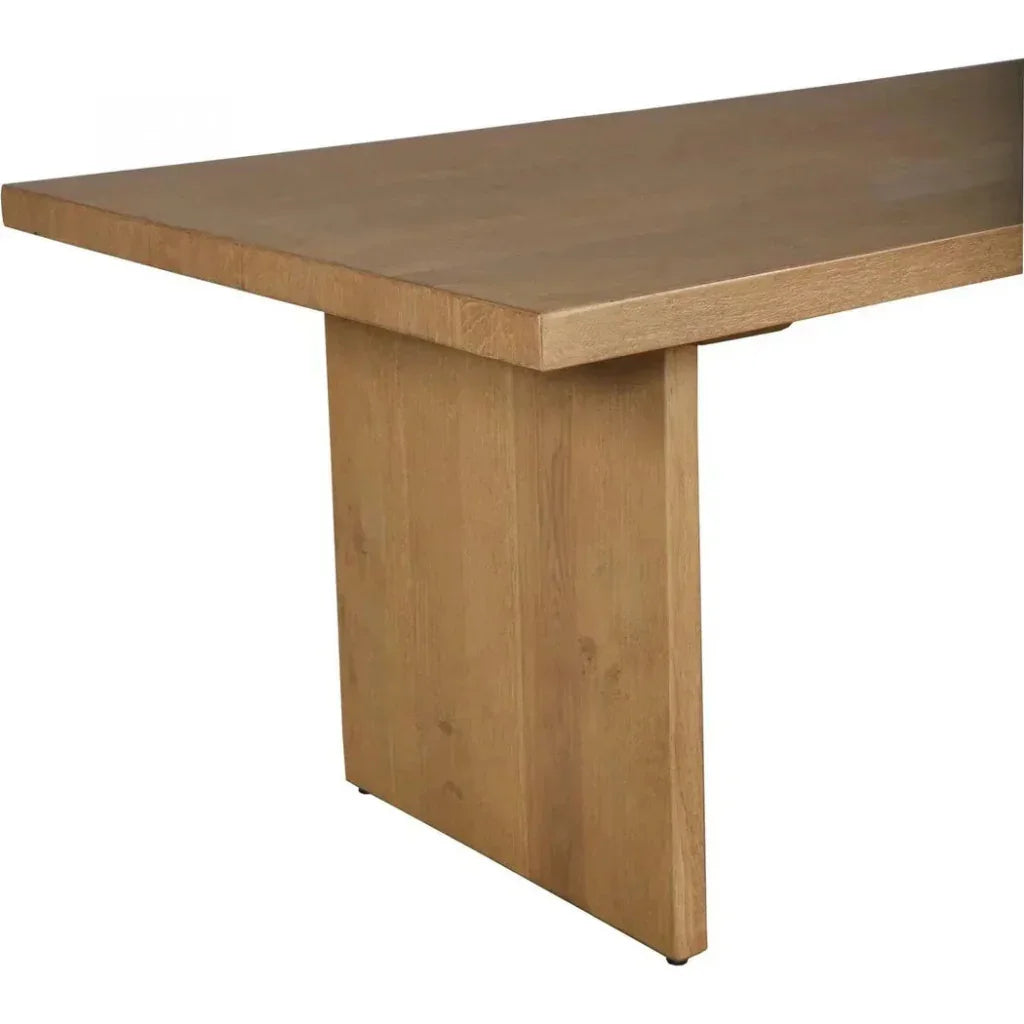 96" Solid Wood Natural Tone Koshi Dining Table