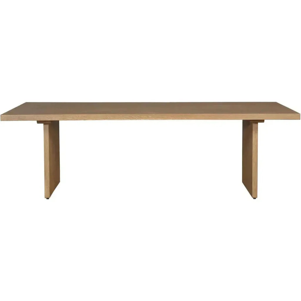 96" Solid Wood Natural Tone Koshi Dining Table