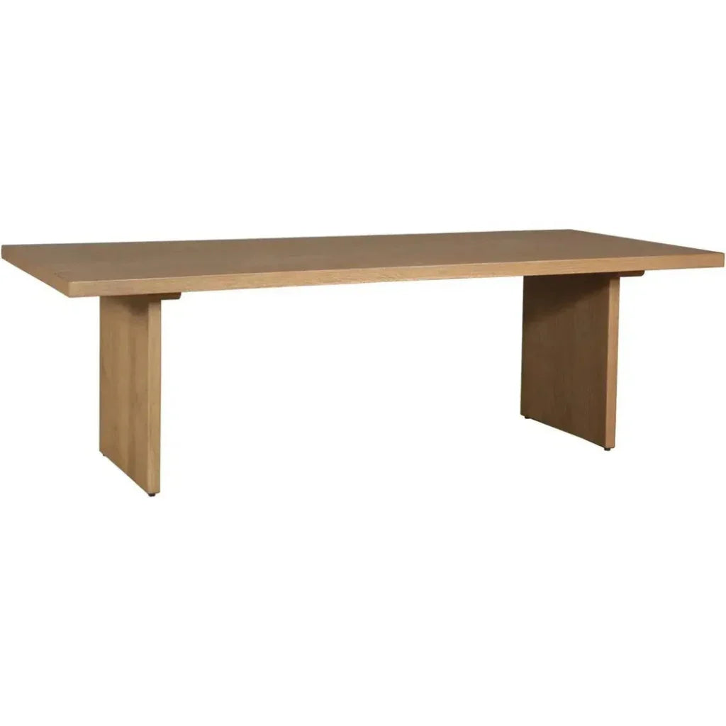 96" Solid Wood Natural Tone Koshi Dining Table