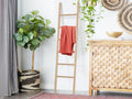 HULA Towel Ladder Rack - Oak