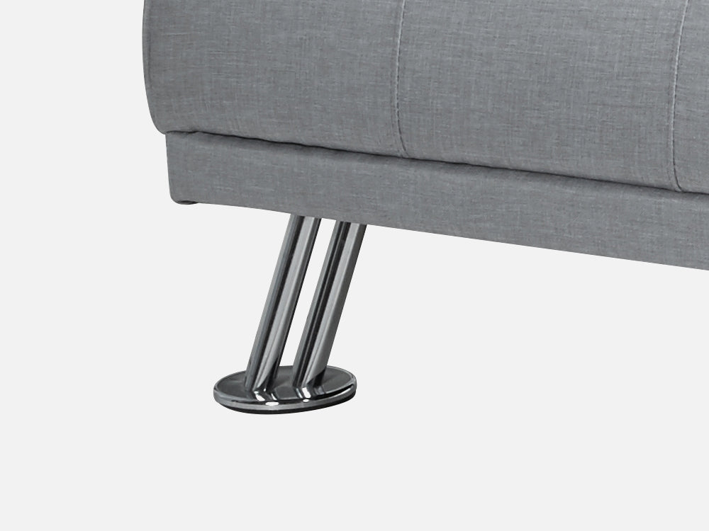 VENICE 3 Seater Sofa bed with Cup Holders - GREY