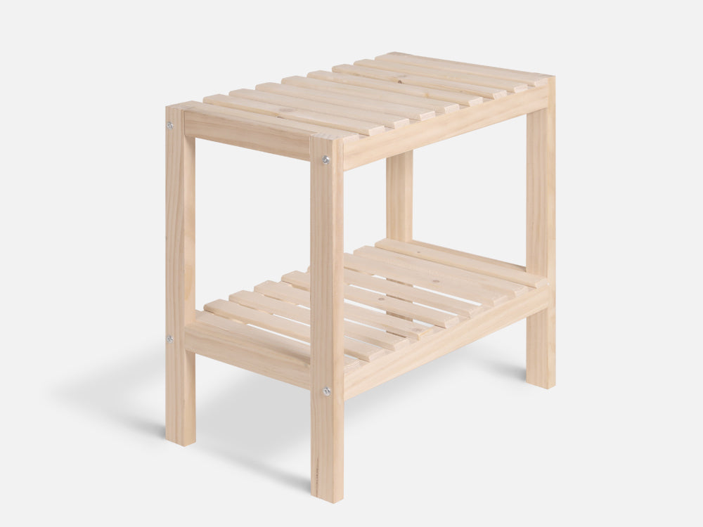 FARIS Wooden Storage Shelf - Oak