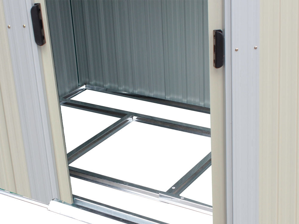 Garden Shed  2.37M x 1.31M x 1.81M BEIGE