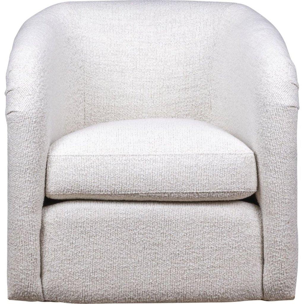 A'Buzz Leather Modern Design Swivel Chair