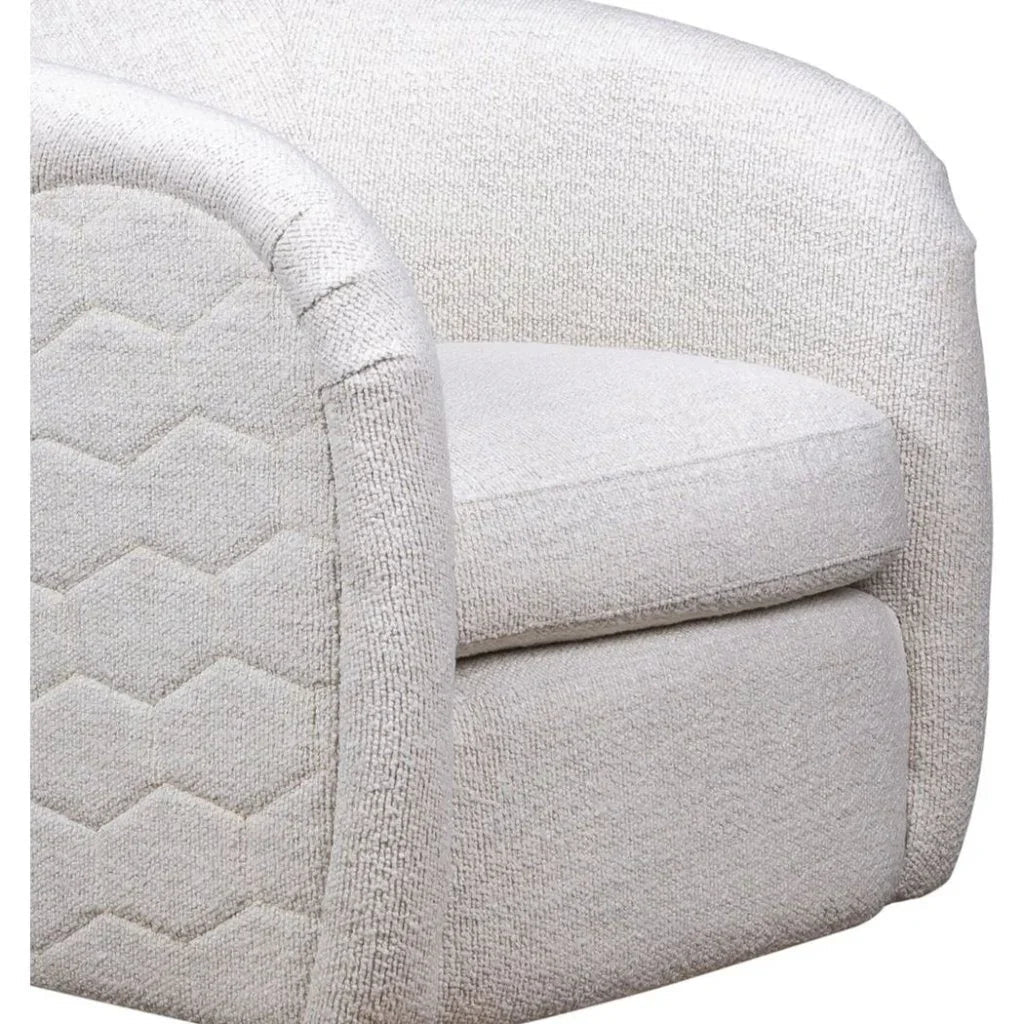 A'Buzz Leather Modern Design Swivel Chair