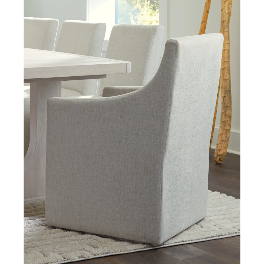 Abaco White Performance Fabric Dining Chair