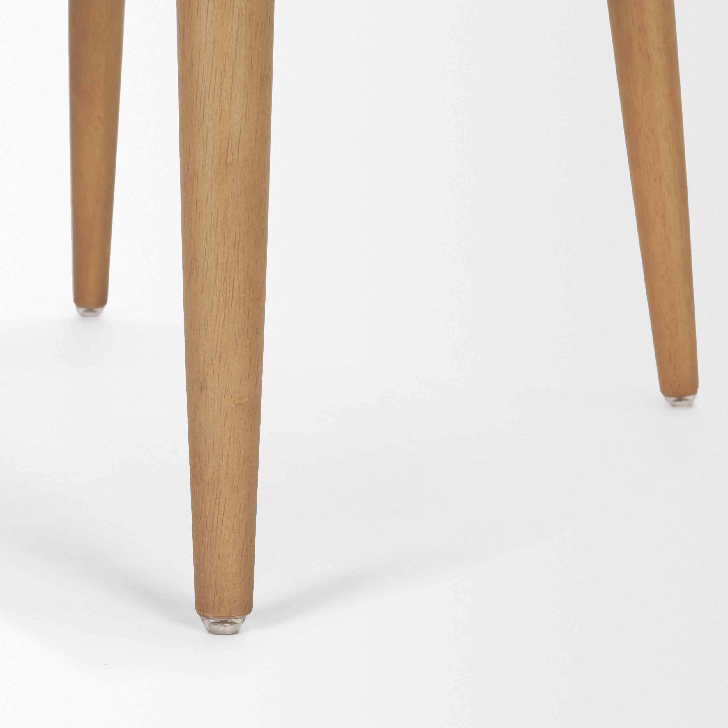 Abbie Leather Armless Dining Chair 2PC