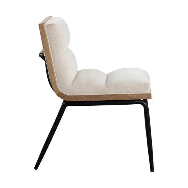 Abilene Fabric Armless Dining Chair 2PC