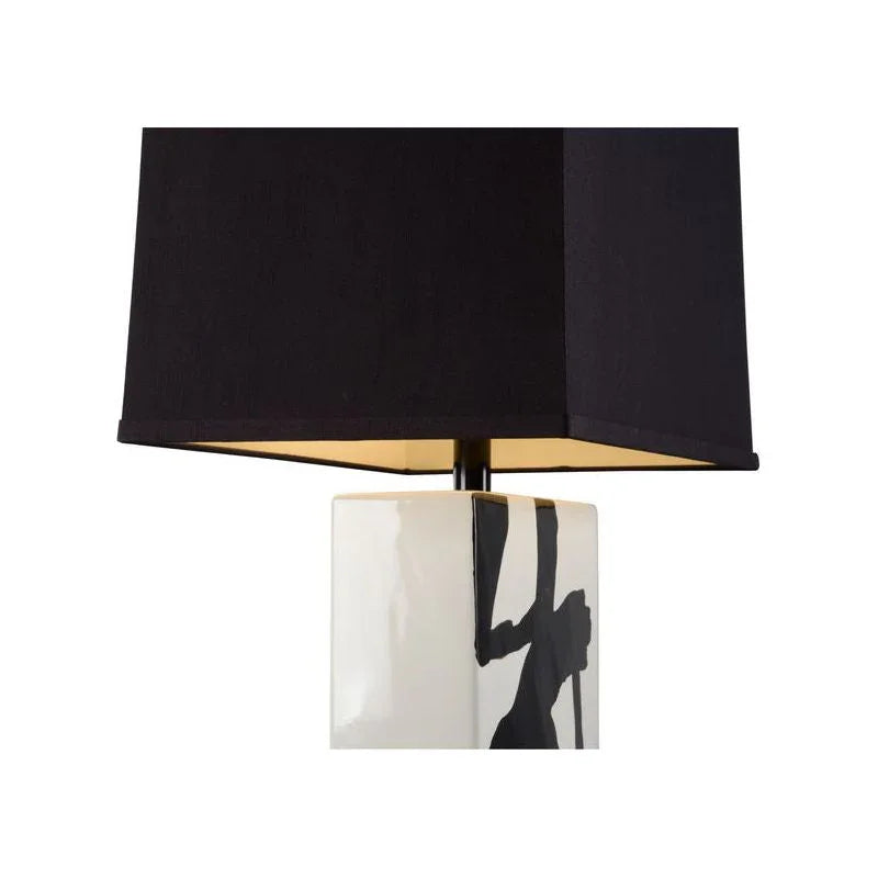 Abstract Composition V Ceramic Table Lamp